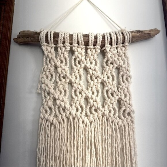 Handmade Macramé Wall Hanging - Picture 1 of 11